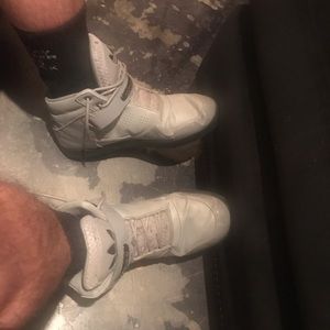 cool!-Used-Grey: Adidas Hi-Tops!..Size: 10.5.